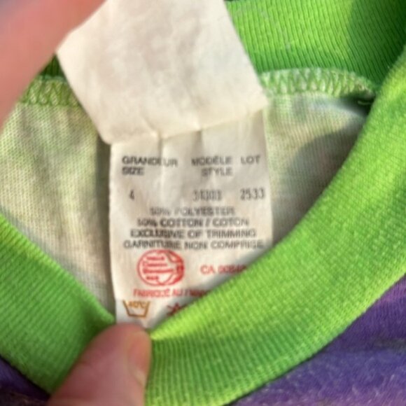 VTG Girls 90s Denim Skirt and Tie Dye T-Shirt Size 4 - Picture 14 of 16